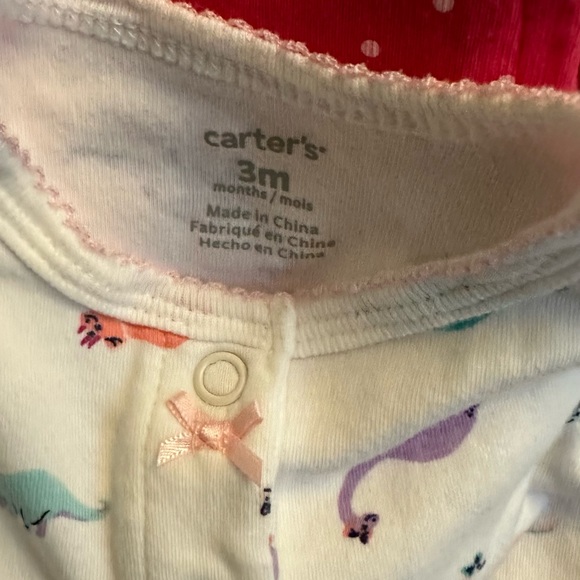 Carters Baby Girl Long Sleeve Bodysuit - Picture 3 of 5